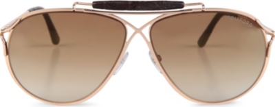 TOM FORD Alexander teardrop-frame sunglasses