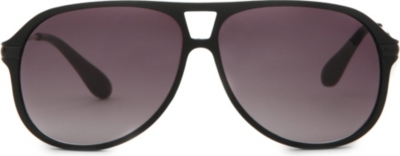 MARC JACOBS Black aviator-style sunglasses