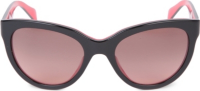 PRADA PR07PS black round sunglasses