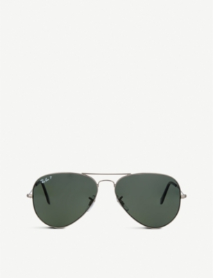 ray ban aviator classic gunmetal