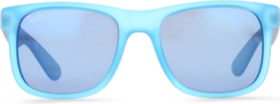 RAY-BAN Justin rubber-rimmed sunglasses