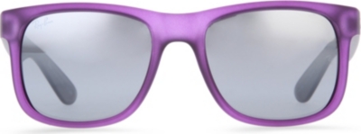RAY-BAN Justin rubber-rimmed sunglasses