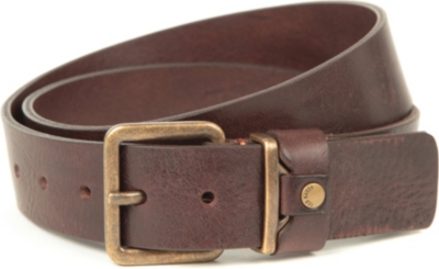 TED BAKER Katchit rivet leather belt