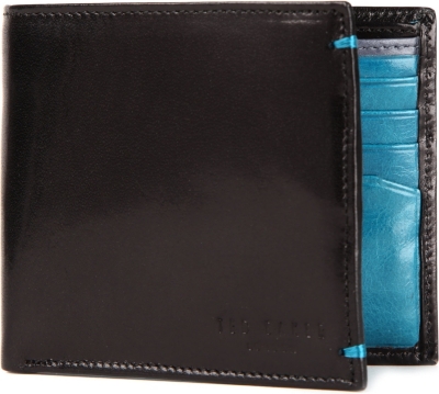 TED BAKER Foldcol bright bi-fold card wallet