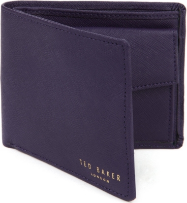 TED BAKER Crosbe bi-fold coin wallet