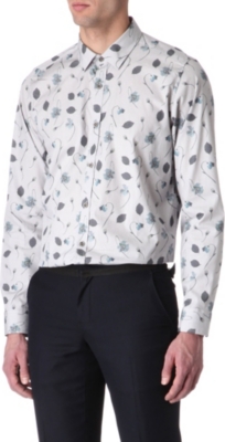 TED BAKER Vivaldi floral-printed shirt