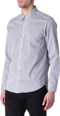 TED BAKER Redfri satin-stripe shirt
