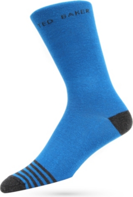 TED BAKER Stripe-detail socks