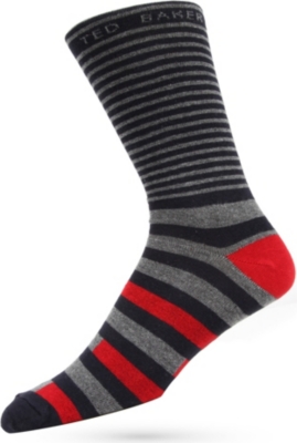 TED BAKER Block stripe socks