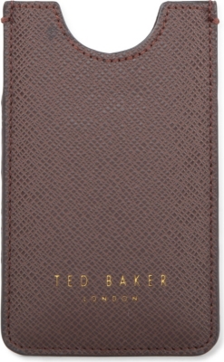 TED BAKER Cayor cross-grain iPhone case