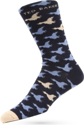 TED BAKER Bird pattern socks