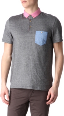 TED BAKER Contrast pocket polo
