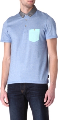 TED BAKER Contrast pocket polo