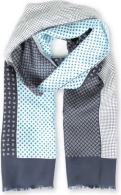 TED BAKER Mixton silk scarf