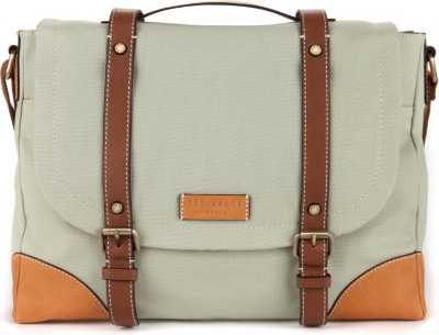 TED BAKER Drevil canvas messenger bag