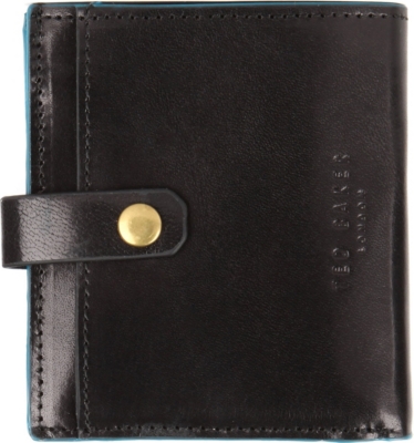 TED BAKER Popnun painted edge leather bi-fold wallet
