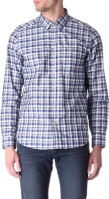 TED BAKER Statad panel check shirt