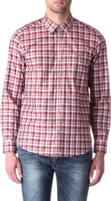 TED BAKER Statad panel check shirt
