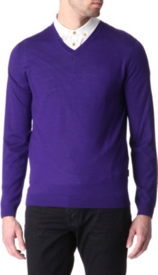 TED BAKER Classic v-neck knit