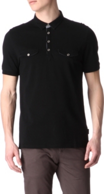 TED BAKER Double-placket polo shirt