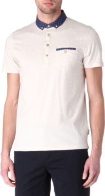 TED BAKER Boat-collar polo shirt
