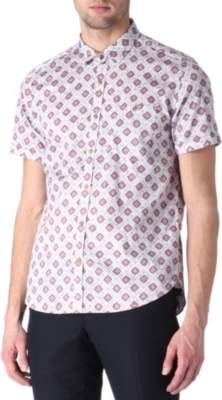 TED BAKER Geometric-print shirt