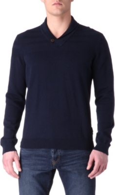 TED BAKER Shawl neck jumper