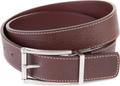TED BAKER Casual reversible leather belt