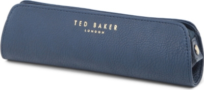 TED BAKER Landho pebble-grain pencil case