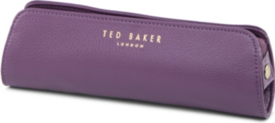 TED BAKER Landho pebble-grain pencil case