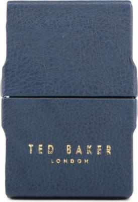TED BAKER Pebbled card case