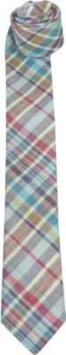 TED BAKER Checked linen tie