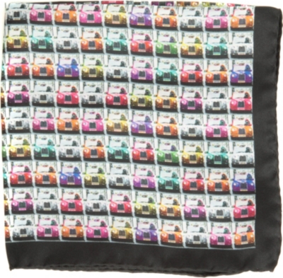TED BAKER Taxi-print pocket square