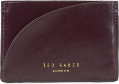 TED BAKER Taximan embossed-leather card holder