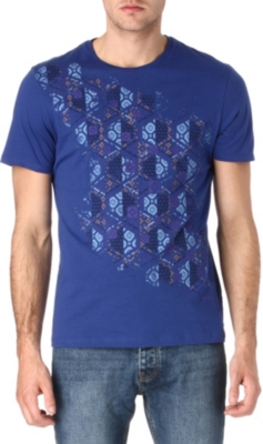 TED BAKER Sparklr diamond-print t-shirt