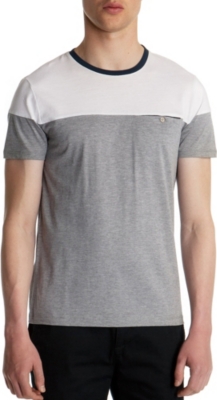 TED BAKER Wilcox colour-block t-shirt