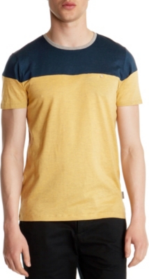 TED BAKER Wilcox colour-block t-shirt
