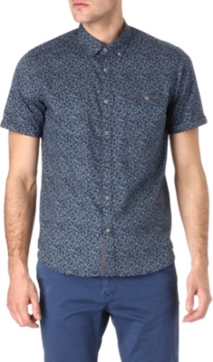 TED BAKER Symes floral-print shirt