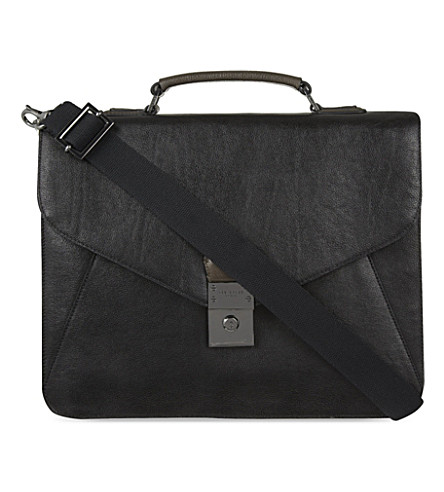TED BAKER   Genstry leather briefcase