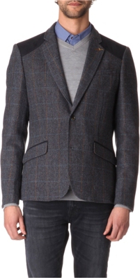TED BAKER Pheasant-lining checked blazer