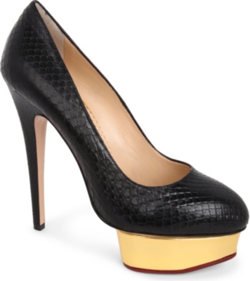 CHARLOTTE OLYMPIA Dolly mock-snake courts