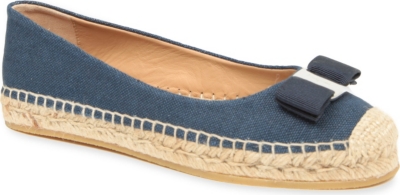 FERRAGAMO Blake canvas espadrilles