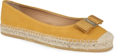 FERRAGAMO Blake canvas espadrilles