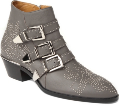 CHLOE Banshee leather ankle boots
