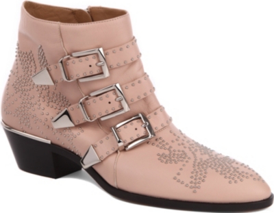 CHLOE Banshee leather ankle boots