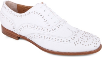 CHURCH Burwood embellished suede brogues