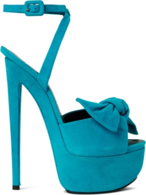 GIUSEPPE ZANOTTI Radha platform sandals (Turquoise
