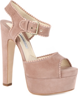 BRIAN ATWOOD Karin suede platform sandals