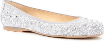 STUART WEITZMAN Nubeads embellished suede pumps