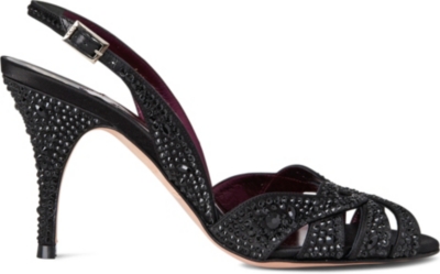 GINA Clooney satin sandals